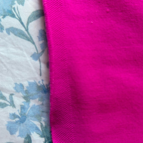 Pink High-Waisted Athletic Shorts with Wide Waistband - Picture 4 of 6